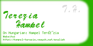 terezia hampel business card